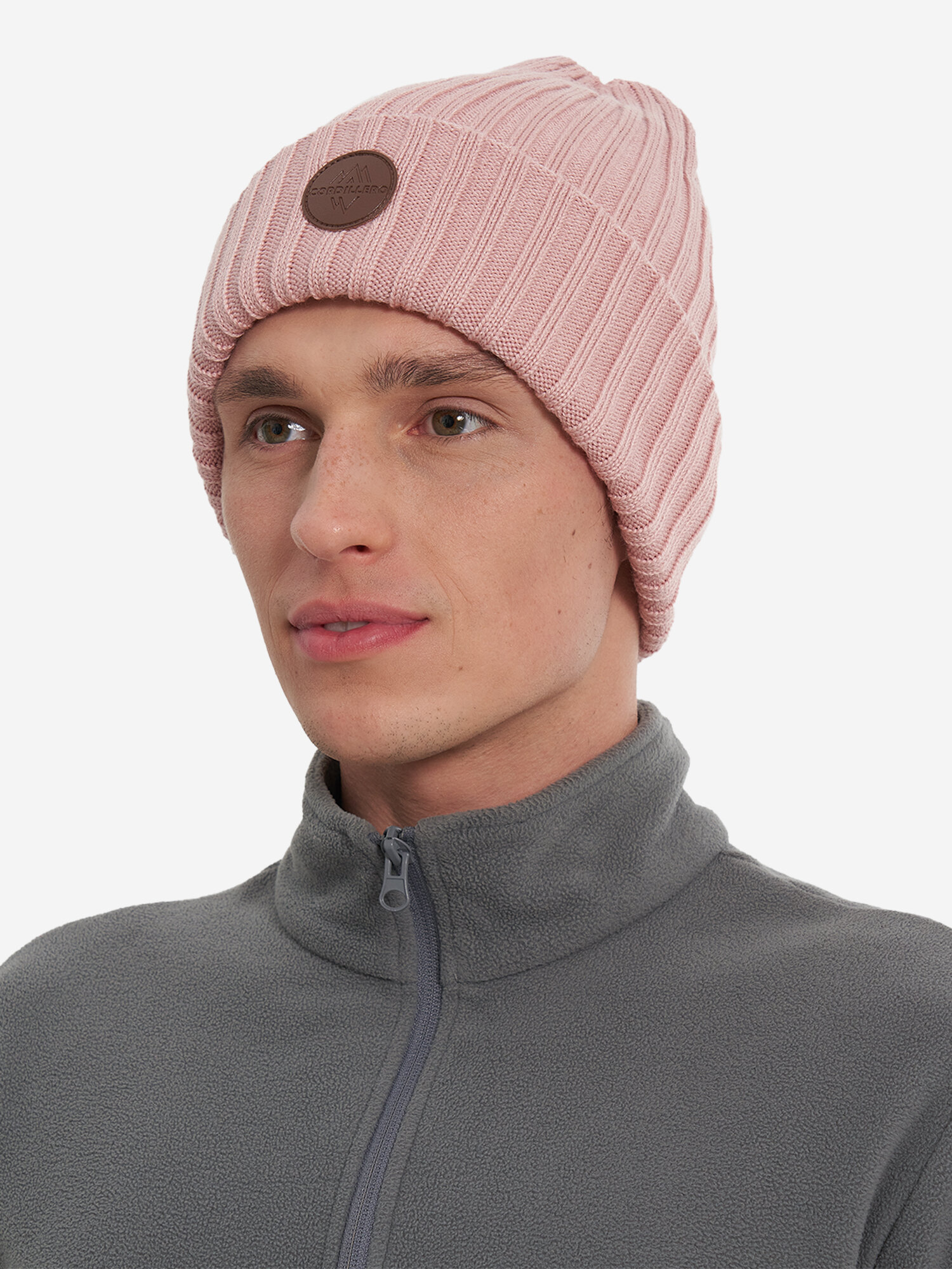 Шапка CORDILLERO для мужчин и женщин, размер 59, лососевый — фото 1
