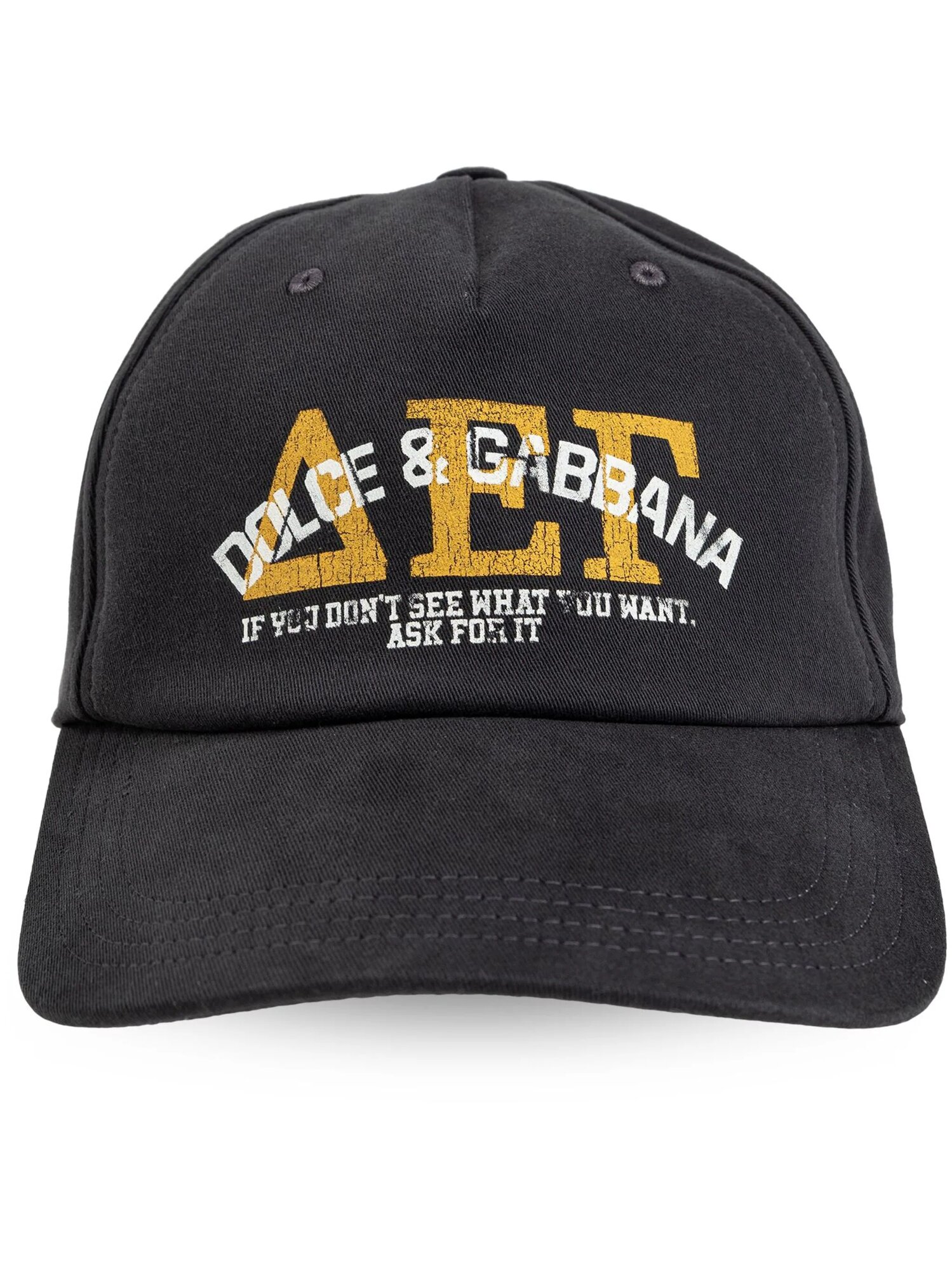 Бейсболка DOLCE & GABBANA для мужчин, размер 58 RU, черный