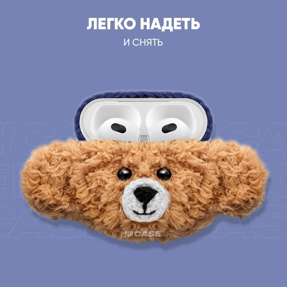 Чехол для AirPods 3, плюшевый чехол для наушников — фото 1