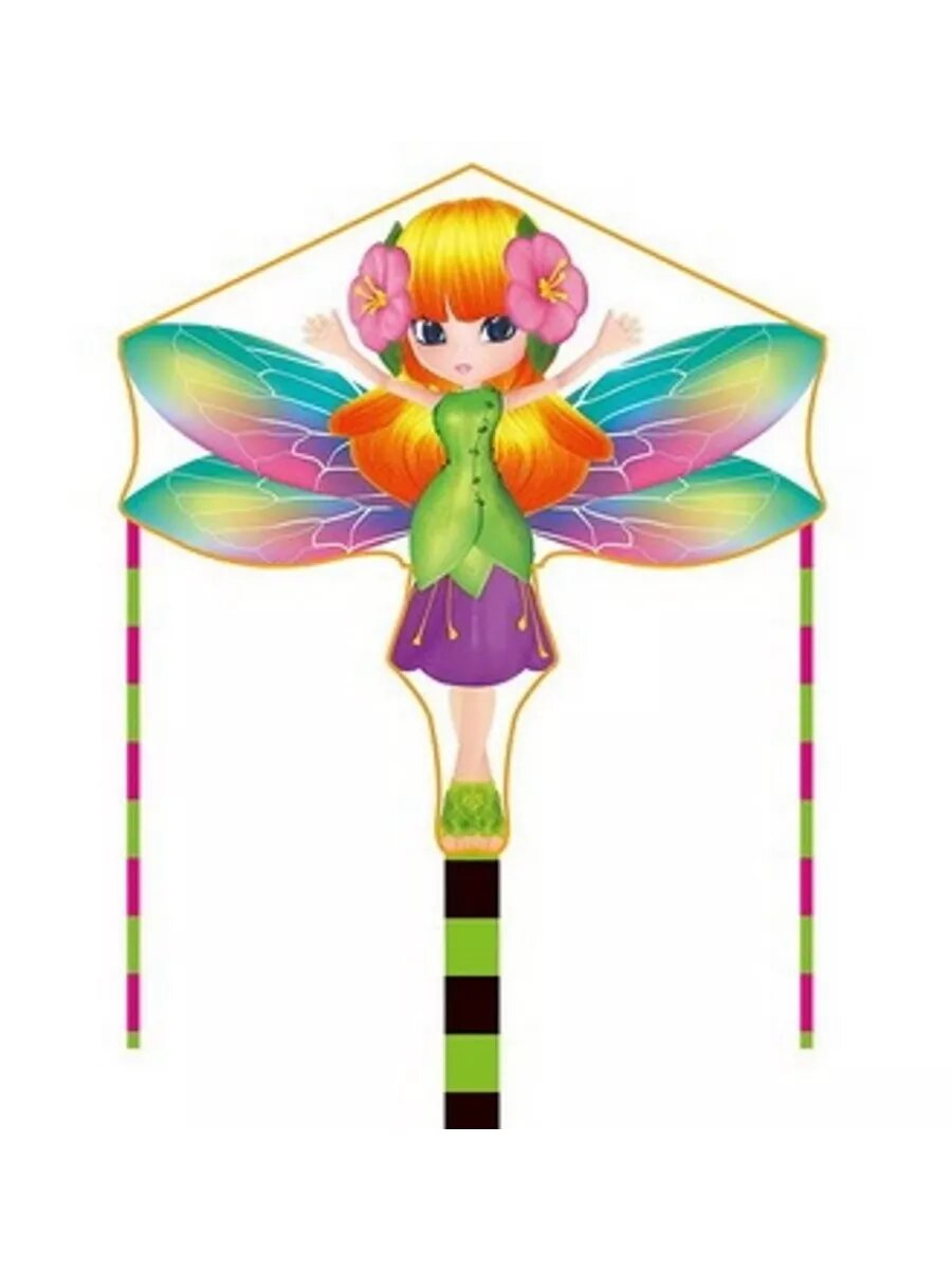 Воздушный змей детский для активных игр на свежем воздухе для координации движений — фото 1