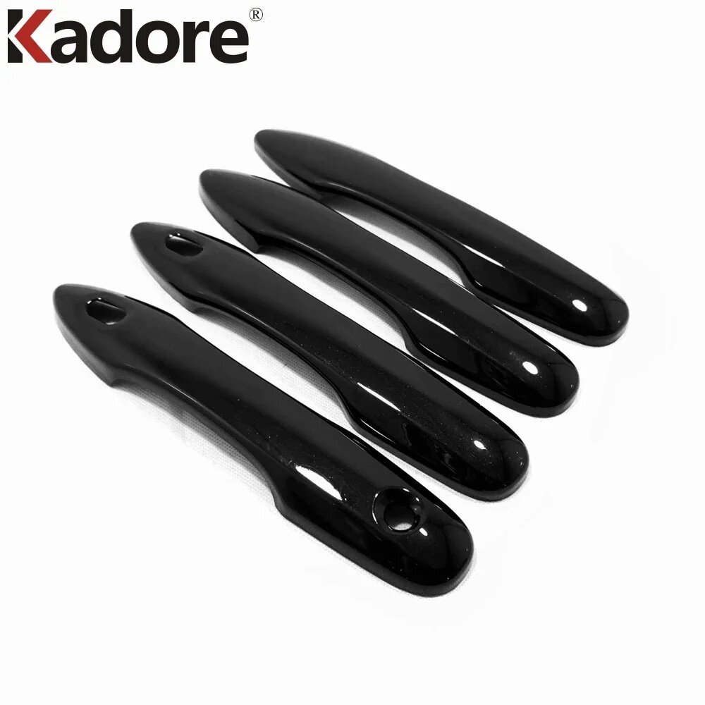 Накладки на ручки дверей Toyota Corolla/Camry/Prius, ABS Black
