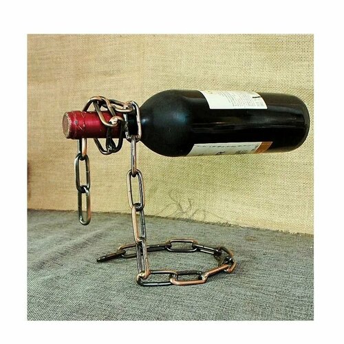 Фигурка декоративная, держатель для бутылок, 28 см. металл