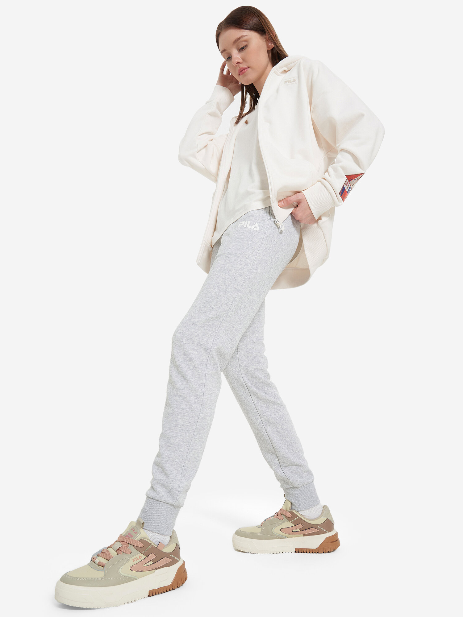 Брюки Fila, размер 48, серый — фото 1