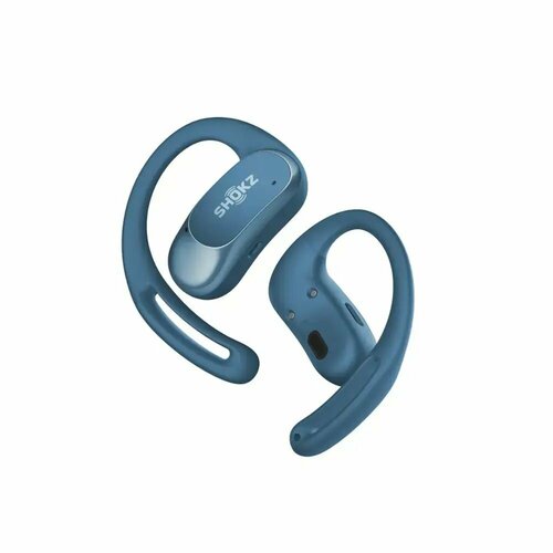 фото Shokz openfit air t511 - открытые беспроводные наушники bluetooth с микрофоном, затычки для ушей с подвеской, защита от пота, быстрая зарядка, 28 часов воспроизведения, совместимые с