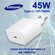 Супер быстрая зарядка для Samsung Super Fast Charge 45W USB-C (Бе...