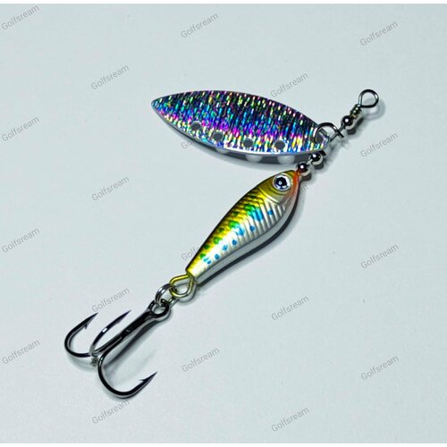 Блесна вращающаяся Silver Creek (Grows Culture) 12 гр. на судака, на щуку, форель, окуня, голавля, жереха. #512