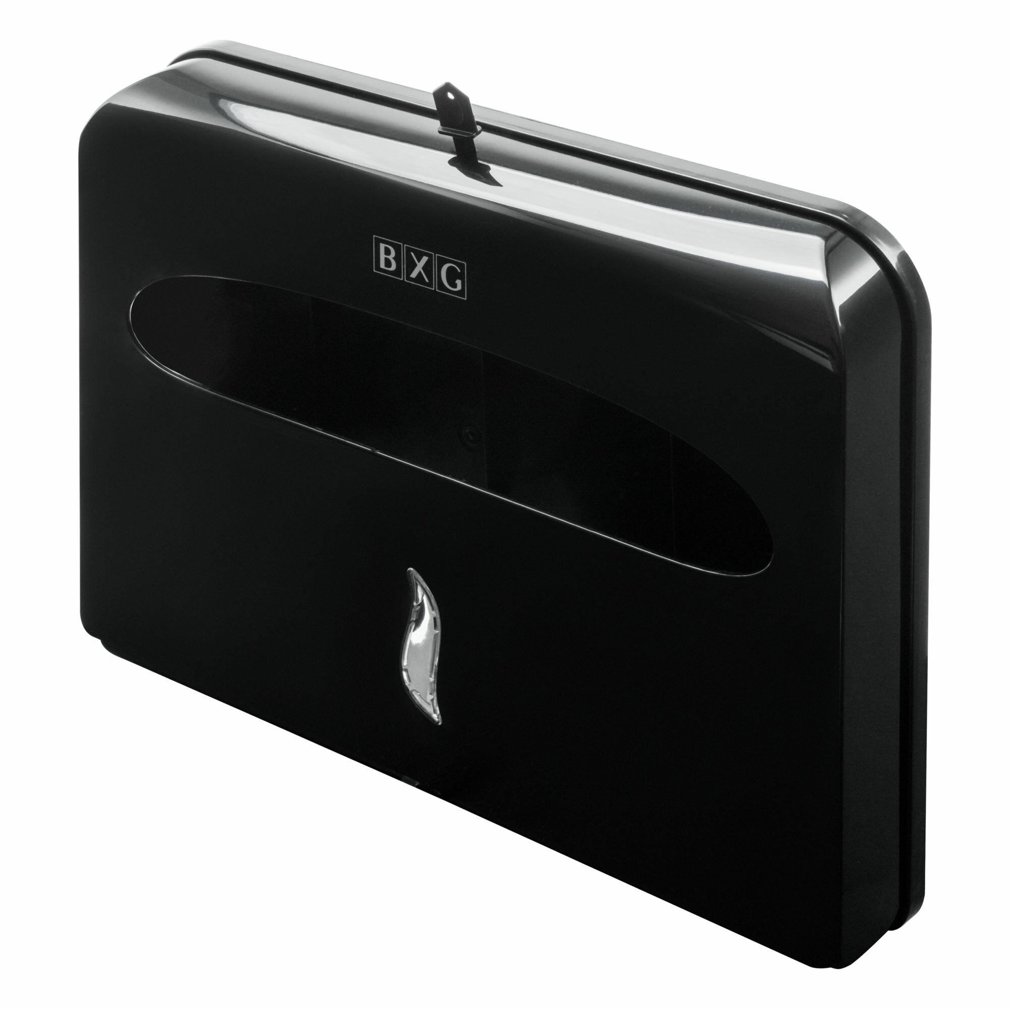 Диспенсер для покрытий на унитаз 1 2 сложения BXG СD 8009B корпус пластик  цвет черный