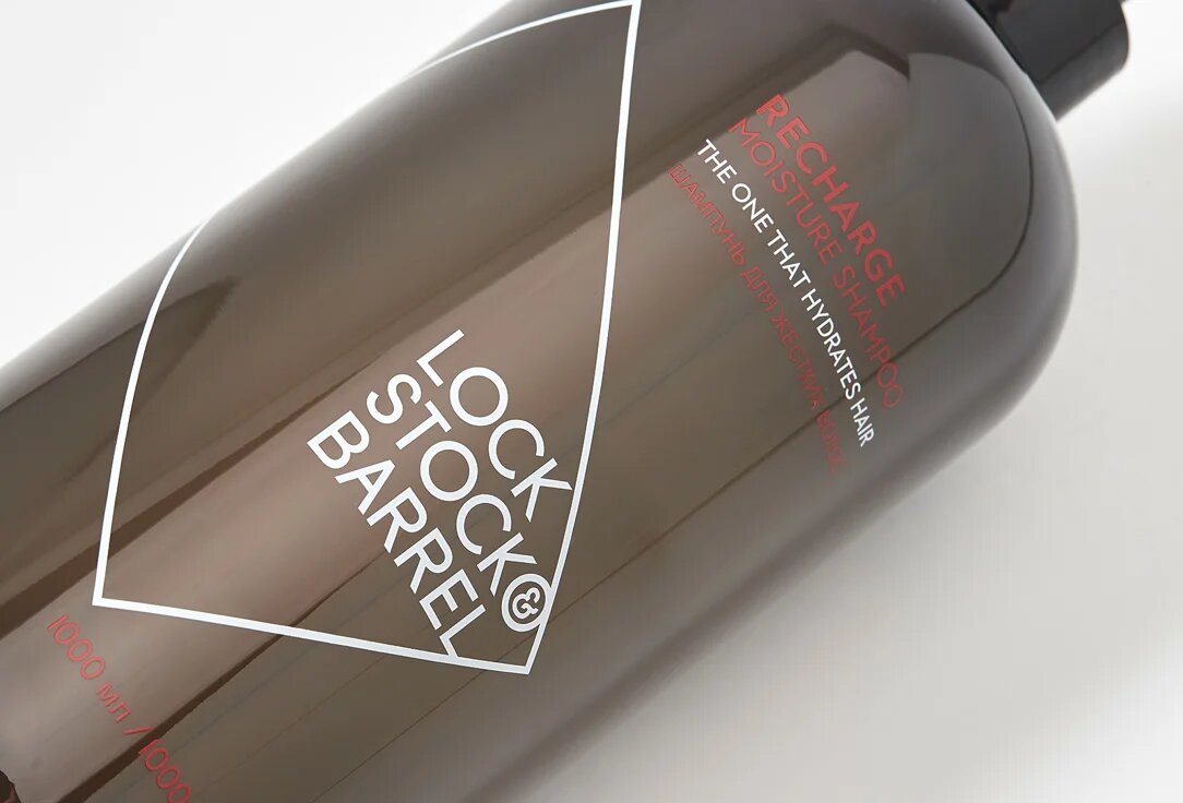Lock Stock & Barrel Recharge Moisture Shampoo - Увлажняющий и Кондиционирующий Шампунь, 1000 мл