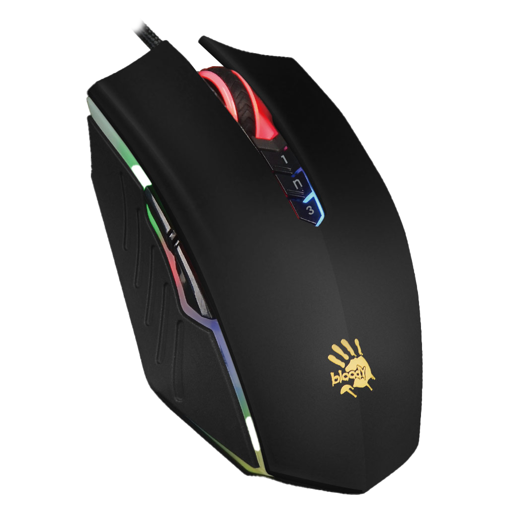 Мышь проводная A4Tech Bloody A70 (черный) — фото 1