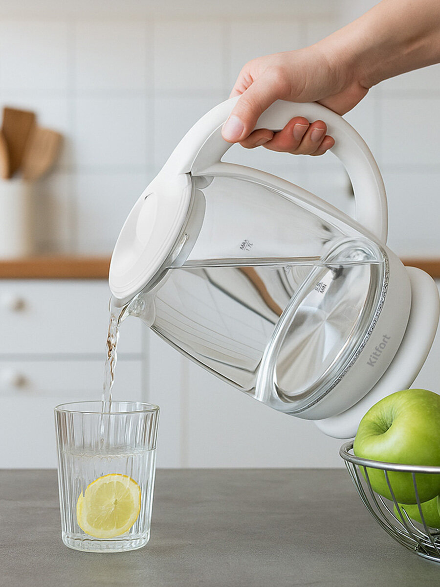 Чайник Kitfort КТ-640-3 серый — фото 1