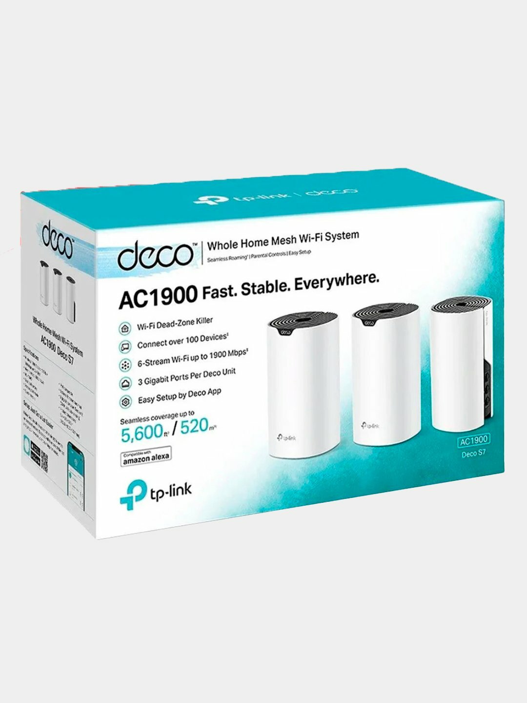 Маршрутизатор TP-Link Deco S7 AC1900, усилитель со стримером