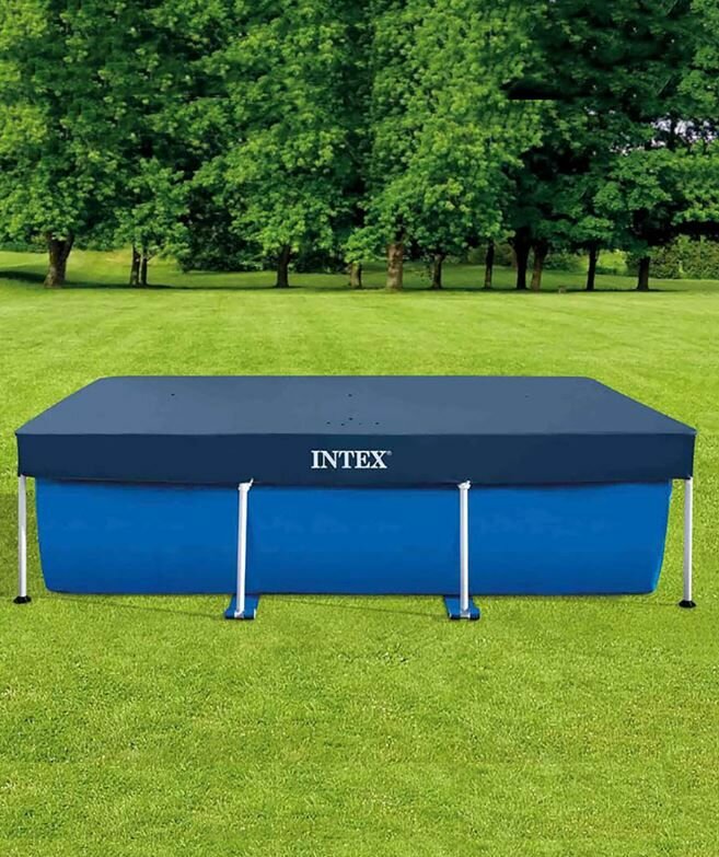 Тент для каркасного бассейна Rectangular Frame 300х200см Deluxe всесезонный (300х199х20см) — фото 1