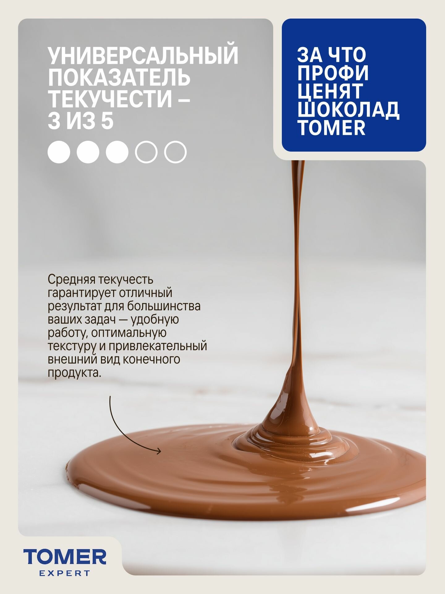 Кондитерский шоколад молочный Tomer Expert 43,6% без сахара, 1 кг, в каллетах для тортов и десертов — фото 10
