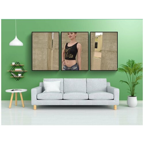 фото Набор модулных постеров для интерьера "молодая леди, подросток, дорого" 60x90 см. в тубусе, без рамки lotsprints