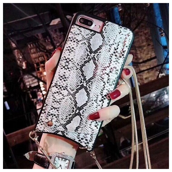 Чехол c цепочкой для iPhone 7 Plus/8 Plus, 010792 Золотой