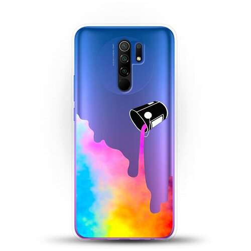 фото Силиконовый чехол краски на xiaomi redmi 9 andy & paul