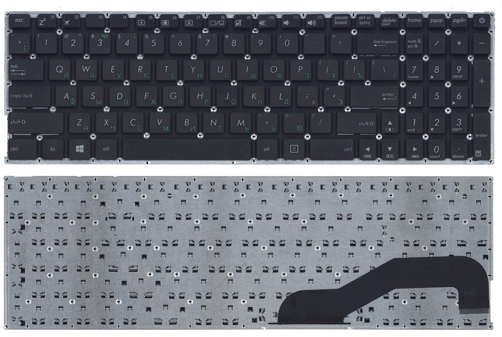 Клавиатура для ноутбука Asus X540 X540L X540LA X540CA X540SA черная 665₽