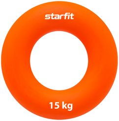 Эспандер кистевой STARFIT Core ES-403 кольцо, силикогель, d=7 см, 15 кг, оранжевый