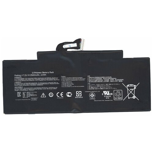 фото Аккумулятор c21- tf201x для asus tf300tg 7.5 v 22wh sino power