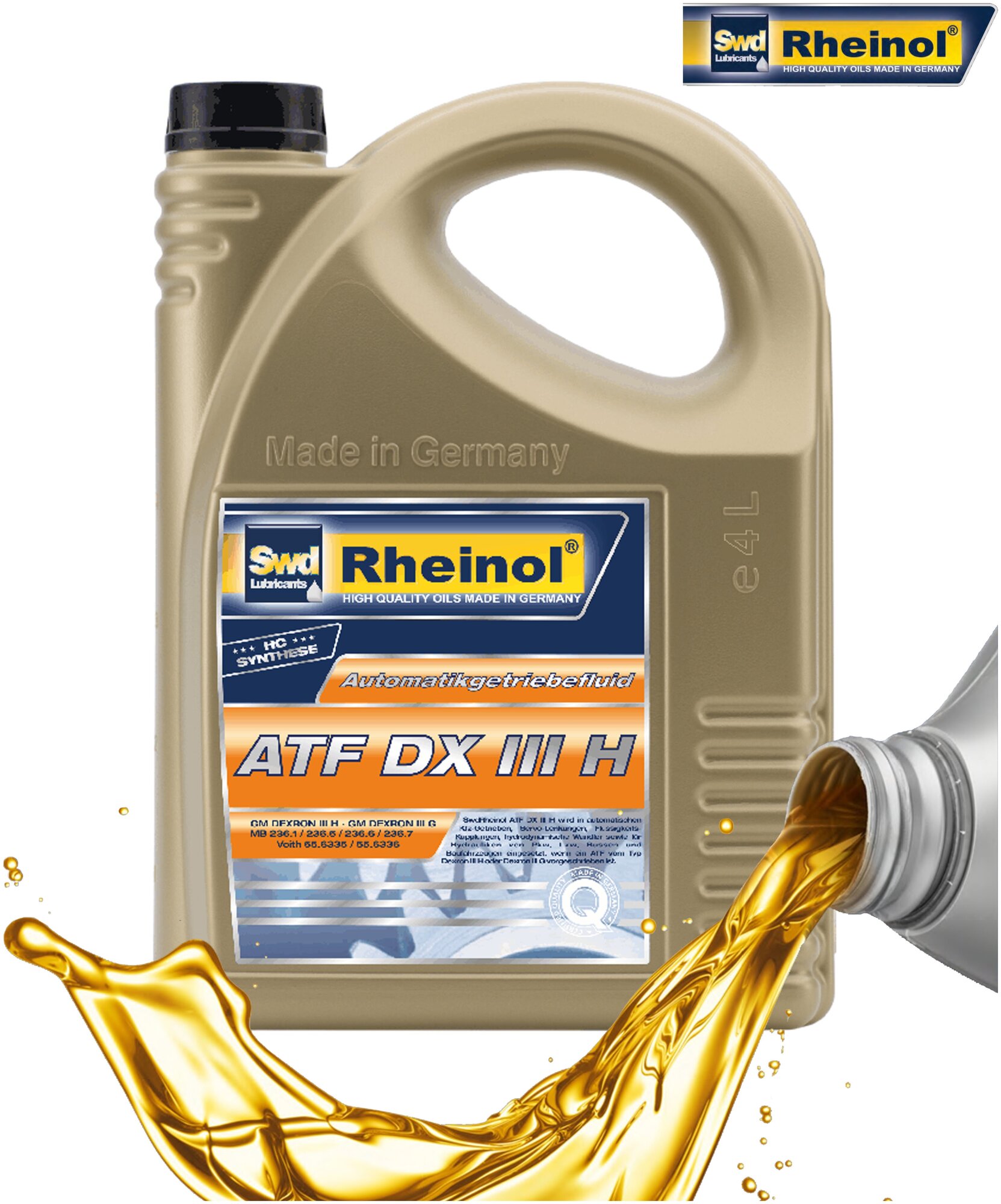 SWD RHEINOL 32836,580 ATF Dexron III H (5л)