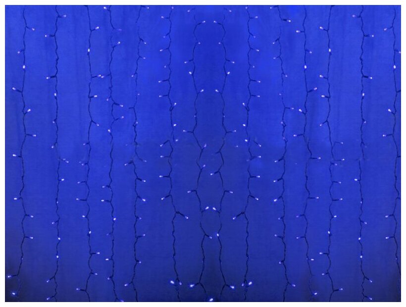 Гирлянда Neon-Night Светодиодный Дождь 2x0.8m 160 LED Blue 235-103