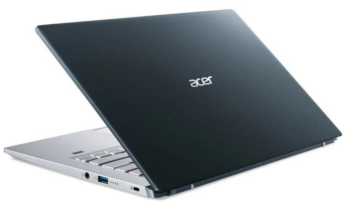 Ноутбук Acer Swift X SFX14-41G-R08J NX AU1ER003 141920x1080 AMD Ryzen 5 5500U21Ghz8GB SSD 512GBnVidia GeForce GTX 1650 4GBDOS