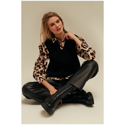 фото Жилет incity, цвет чёрный, размер xs