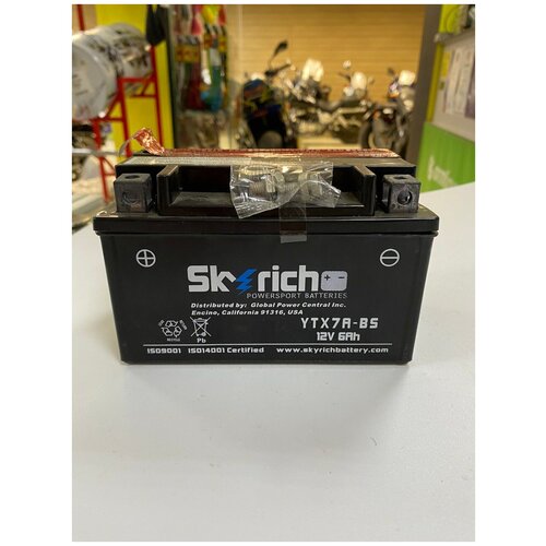 Аккумулятор SKYRICH YTX7A-BS