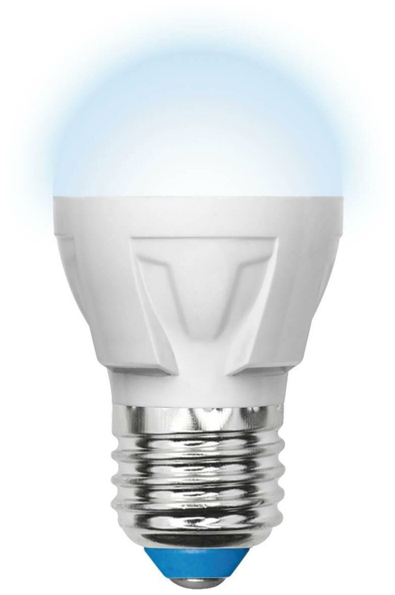 Uniel Лампа светодиодная (UL-00002418) Uniel E27 7W 4000K матовая LED-G45 7W/NW/E27/FR PLP01WH