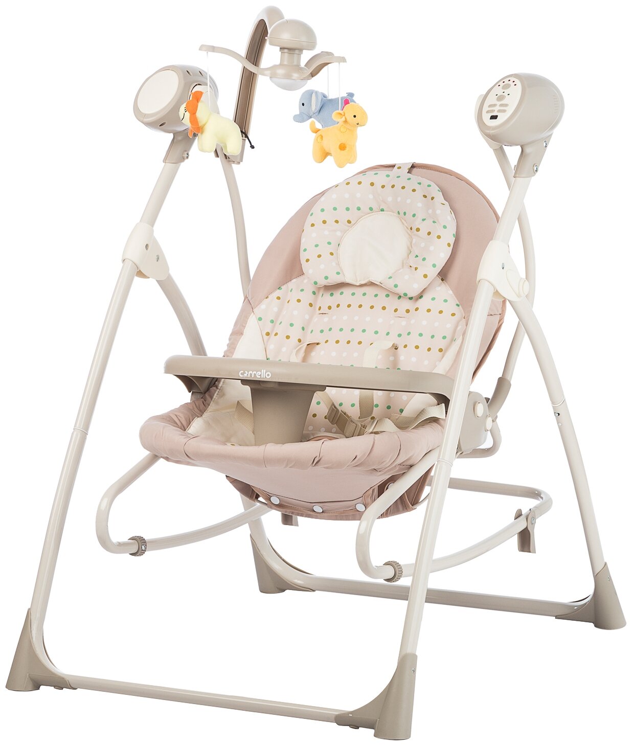 -  Carrello Nanny 3  1 CRL-0005 Beige Dot