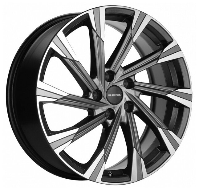 Колесный диск 19 KHOMEN KHW1901 MAZDA CX-5/CX8 7.5*19 5*114.3 ET45 D67.1 GRAY-FP