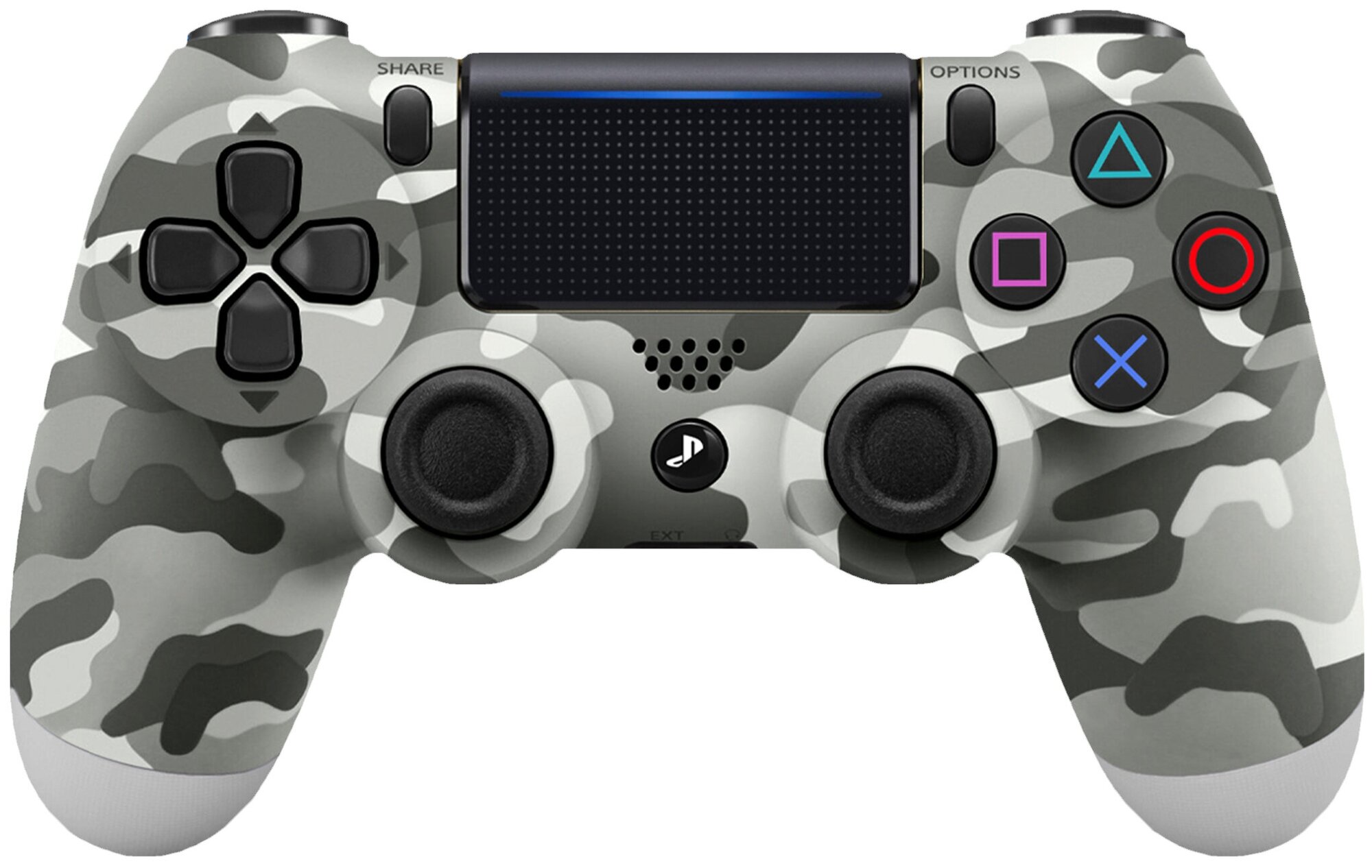 Беспроводной геймпад джойстик для PS4 Серый хаки совместим с PlayStation 4