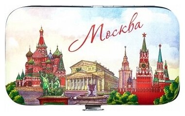 Маникюрный набор Летняя Москва 6 предметов 11 х 6 см