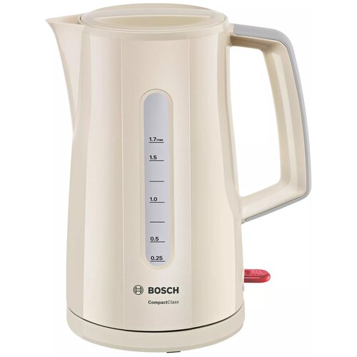 Чайник BOSCH TWK3A017 EU, бежевый чайник bosch twk3a017