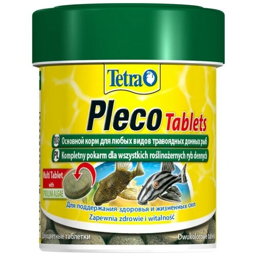 Tetra (корма) Корм для травоядных донных рыб Pleco Tablets 120 табл. 199217 0,036 кг 36371 (2 шт) таблетированный корм для травоядных донных рыб pleco tablets 120 таблеток