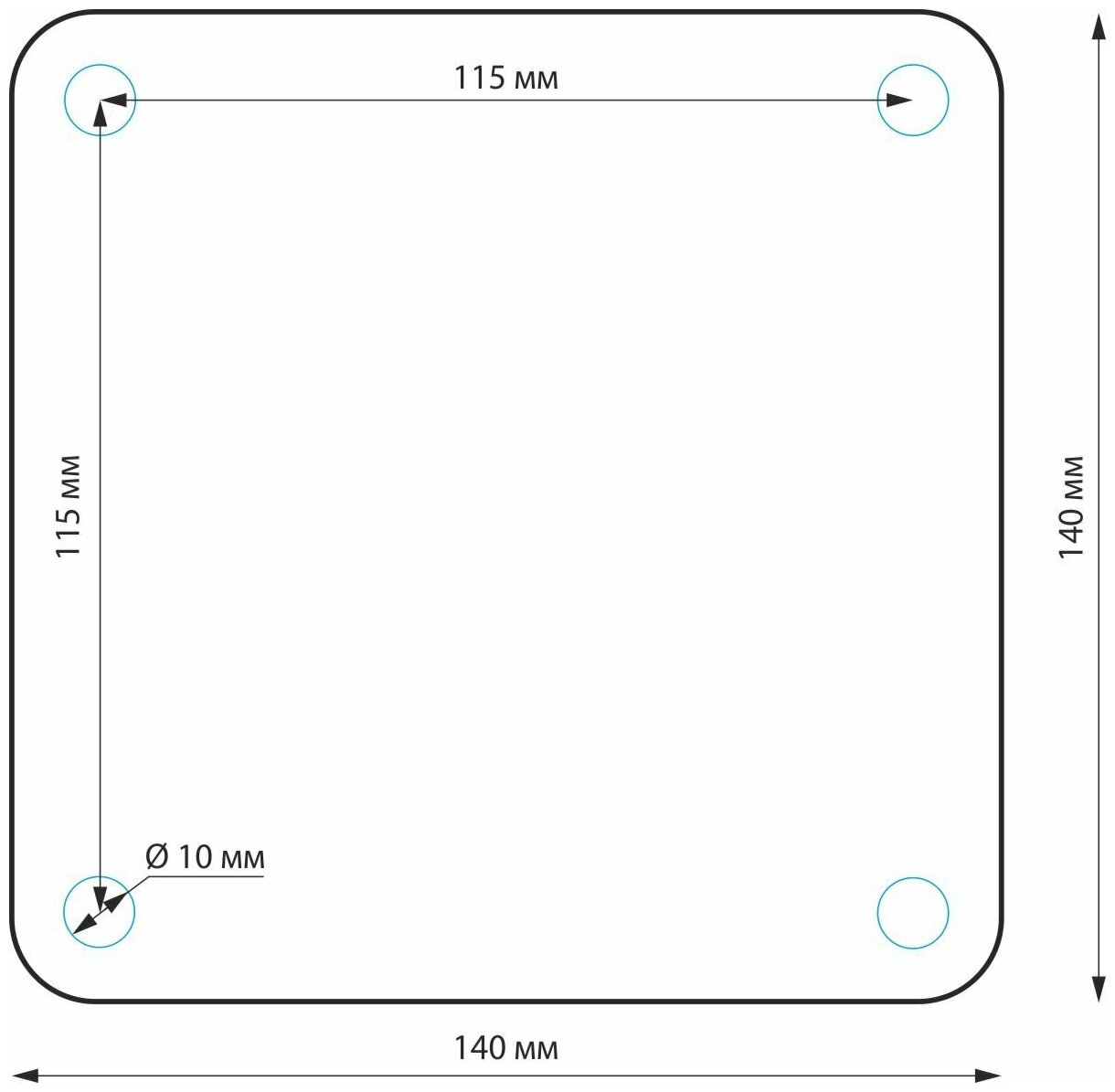 Ландшафтный светильник Elektrostandard 1550 TECHNO черный IP54