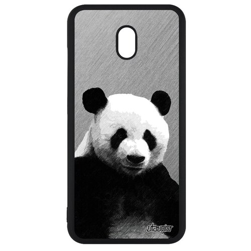 фото Ударопрочный чехол для // xiaomi redmi 8a // "большая панда" panda стиль, utaupia, фуксия