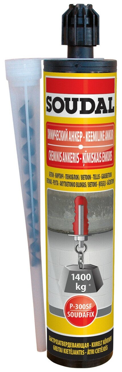 фото Химический анкер SOUDAFIX P-300SF Soudal 127051