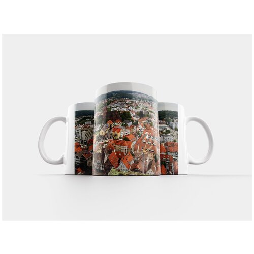 фото Кружка "береза, озеро, пейзаж" 320 мл lotsprints