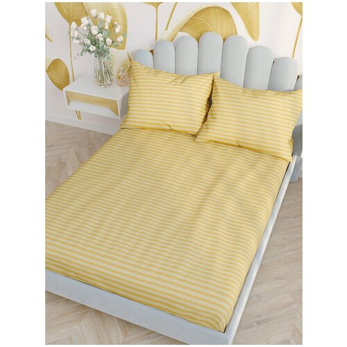 фото Простынь на резинке сказка "amoroso" 140х200 см