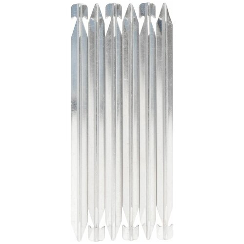 Комплект колышков Outventure Комплект колышков Outventure, KE156, серебристый, 6 шт