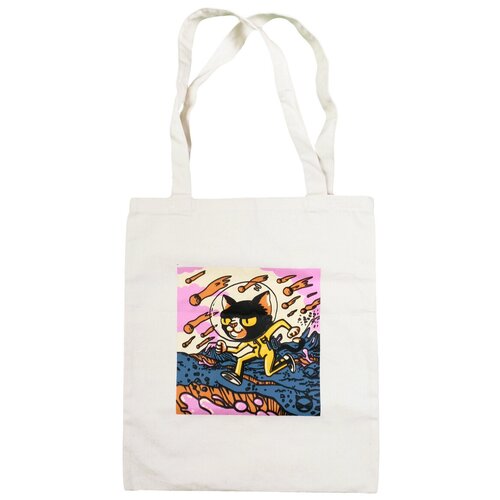 Шоппер Space cat (Белый)