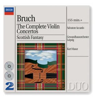 Компакт-Диски, Philips Classics, SALVATORE ACCARDO - Bruch: The Complete Violin Concertos (2CD)