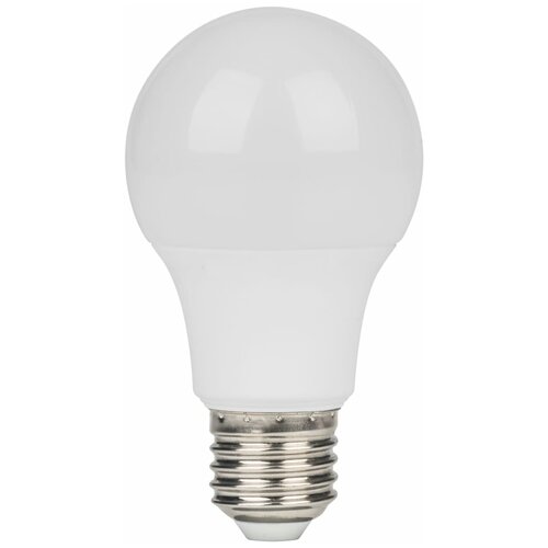 фото Лампа светодиодная lexman e27 170-240 в 8.5 вт груша матовая 750 лм нейтральный белый свет