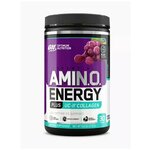 Комплекс аминокислот Optimum Nutrition Essential Amino Energy Plus UC - II Collagen 9,5 oz Grape Remix - изображение