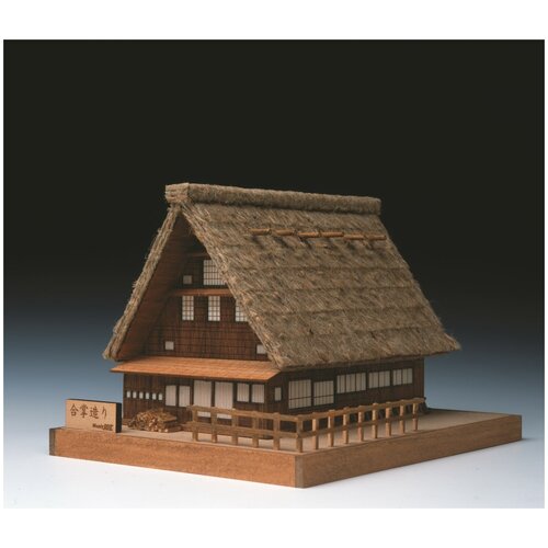 фото Сборная модель woody joe дом gassho-zukuri, масштаб 1:150, wj35851