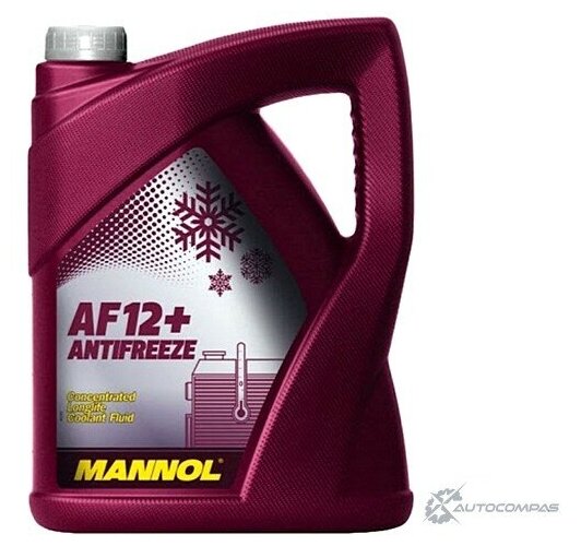 4112-5 Mannol Antifreeze Af12+ Longlife 5 Л. Концентрат Антрифриз Красный MANNOL арт. MN41125