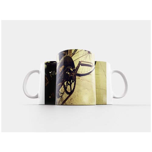 фото Кружка "велосипед, цепь, винтаж" 320 мл lotsprints