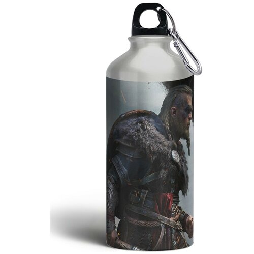 фото Бутылка спортивная/туристическая фляга игры assasins creed valhalla - 5398 ф brutbottle
