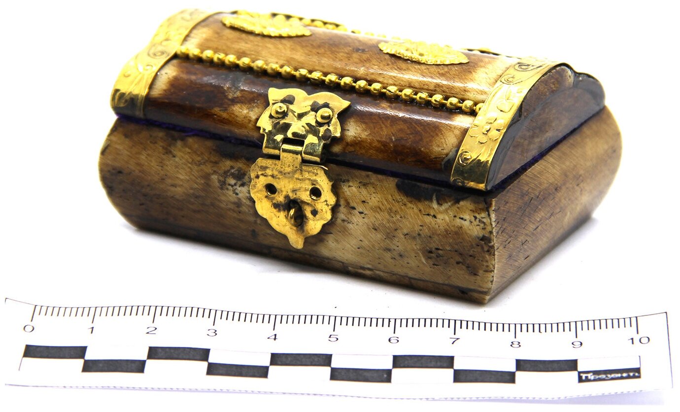 Шкатулка из кости верблюда, ручная работа, Индия — фото 1